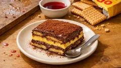 Zuppa inglese con Oro Saiwa: strati perfetti e crema doppia, pronta da frigo