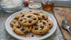 Cookies ceci e cioccolato: fragranti fuori, morbidi al centro