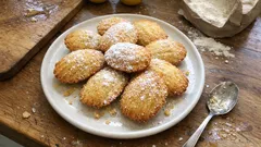 Madeleine al limone soffici e profumate: la ricetta con olio e miele