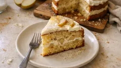 Torta pere e mascarpone: soffice, cremosa e senza burro