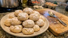 Amaretti alle mandorle con mixer e sac à poche: pronti in poco tempo