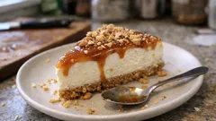 Cheesecake al caramello senza cottura: cremosa, lucida e pronta da fare in anticipo