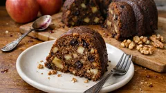 Ciambellone al mosto con mele e noci: soffice e profumato, perfetto in autunno