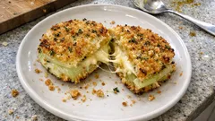 Cordon bleu di finocchi al forno: croccanti fuori, filanti dentro (con timo)