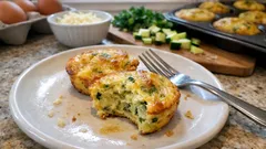 Muffin di frittata con zucchine: soffici, dorati e pronti in forno