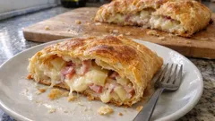 Sfoglia patate e cipolle croccante fuori e filante dentro: pronta in 30 minuti