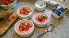 Mousse di fragole senza forno: pronta in pochi minuti, soffice e cremosa