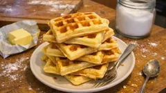 Waffle senza uova alla vaniglia: soffici e fragranti, pronti in pochi passaggi