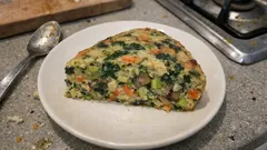 Frittata senza uova alle verdure: in padella, dorata e pronta in pochi minuti
