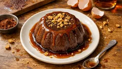 Bonet piemontese al cacao e amaretti: il dolce al cucchiaio che viene sempre liscio