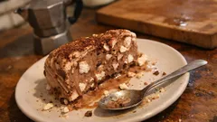 Meringata gelato al cioccolato senza gelatiera: cremosa e croccante, pronta in freezer