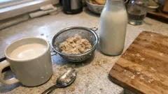 Latte di mandorle fatto in casa: morbido, bianco e senza residui (con 3 ingredienti)