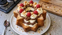 Stella di pandoro alla Nutella: il dolce di Natale senza forno, pronto in poco tempo