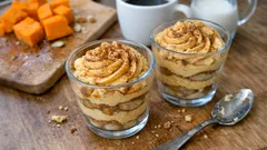 Tiramisù alla zucca in bicchierino: cremoso, profumato e facilissimo da fare