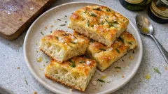 Focaccia in friggitrice ad aria: dorata fuori e morbidissima dentro, senza accendere il forno