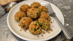 Polpette di minestrone in friggitrice ad aria: croccanti fuori, morbide dentro