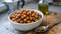 Ceci croccanti al miele in forno: lo snack dolce veloce che fa subito “crunch”