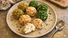 Tartufi salati al formaggio e prosciutto: antipasto senza cottura pronto in pochi minuti