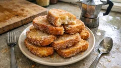 Pane fritto dolce: il trucco per farlo morbido dentro e dorato fuori (con pane raffermo)