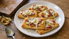 Sfogliatine di patate e speck: croccanti fuori e filanti dentro, pronte in 20 minuti