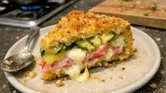 Torta salata di zucchine e patate: morbida dentro, dorata fuori e con cuore filante