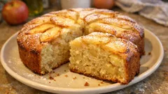 Torta di mele all’acqua: soffice e profumata, senza latte né uova