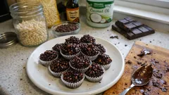 Gallette di riso soffiato al cioccolato: dolcetti in frigo pronti in 30 minuti