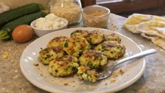 Polpette di zucchine e ricotta: dorate fuori, morbide dentro (anche al forno)