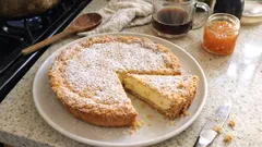 Crostata al mascarpone e arancia: cremosa dentro, friabile fuori