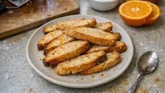 Biscotti cannella e arancia: profumati, in ciotola e pronti in 12 minuti