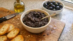 Patè di olive nere fatto in casa: pronto in pochi minuti, perfetto per crostini e bruschette