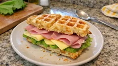 Waffle salati fatti in casa: impasto cremoso e cottura veloce in piastra