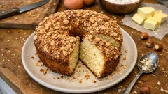 Pan del nonno soffice con granella di nocciole: la torta da credenza che dura giorni