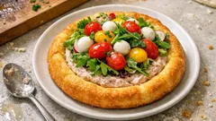 Crostata morbida salata con crema di tonno: soffice, ordinata e perfetta da preparare in anticipo