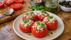 Pomodori ripieni al tonno senza cottura: freschi e pronti in anticipo