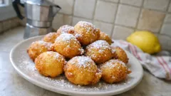 Frittelle al limone soffici e profumate: la ricetta facile da fare in poco tempo