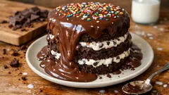 Torta tsunami al cioccolato: l’effetto “onda” con acetato, passo dopo passo