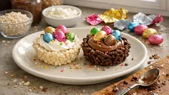 Nidi di cioccolato con ovetti: dolcetti di Pasqua senza forno, pronti in pochi passaggi