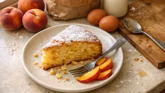 Pan di pesche soffice: pesche frullate nell’impasto, perfetto a colazione