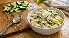 Pasta panna e zucchine: cremosa e delicata, pronta in pochi passaggi