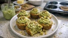 Muffin al pistacchio soffici, con cuore cremoso: la ricetta semplice che riesce sempre