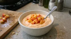 Mousse alle pesche senza glutine: il dolce al cucchiaio fresco, pronto in pochi minuti