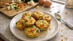 Frittatine di verdure al forno negli stampi da muffin: leggere, pratiche e sempre morbide