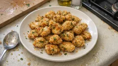 Bocconcini di pollo sabbiosi in padella: croccanti fuori, teneri dentro